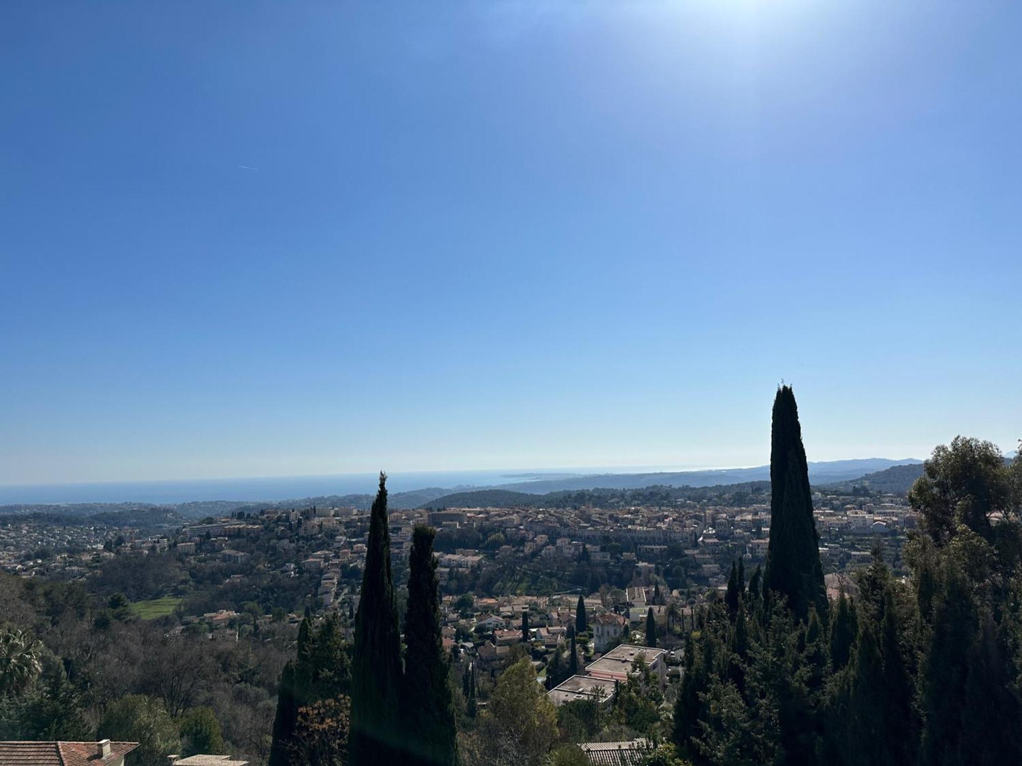 Luxury Villa In Vence With Panoramic Sea Views Exterior photo