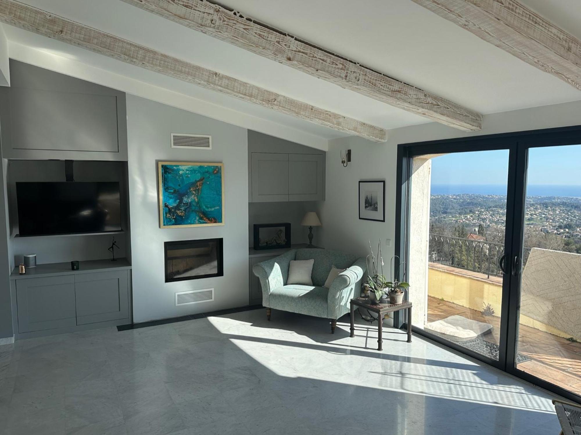 Luxury Villa In Vence With Panoramic Sea Views Exterior photo